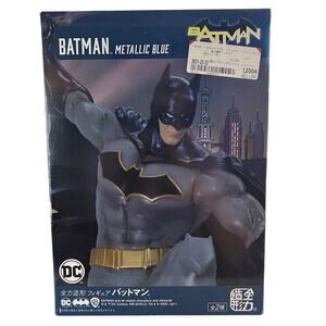 Batman Metallic Blue DC Comics Figure Banpresto Prize New Boxed